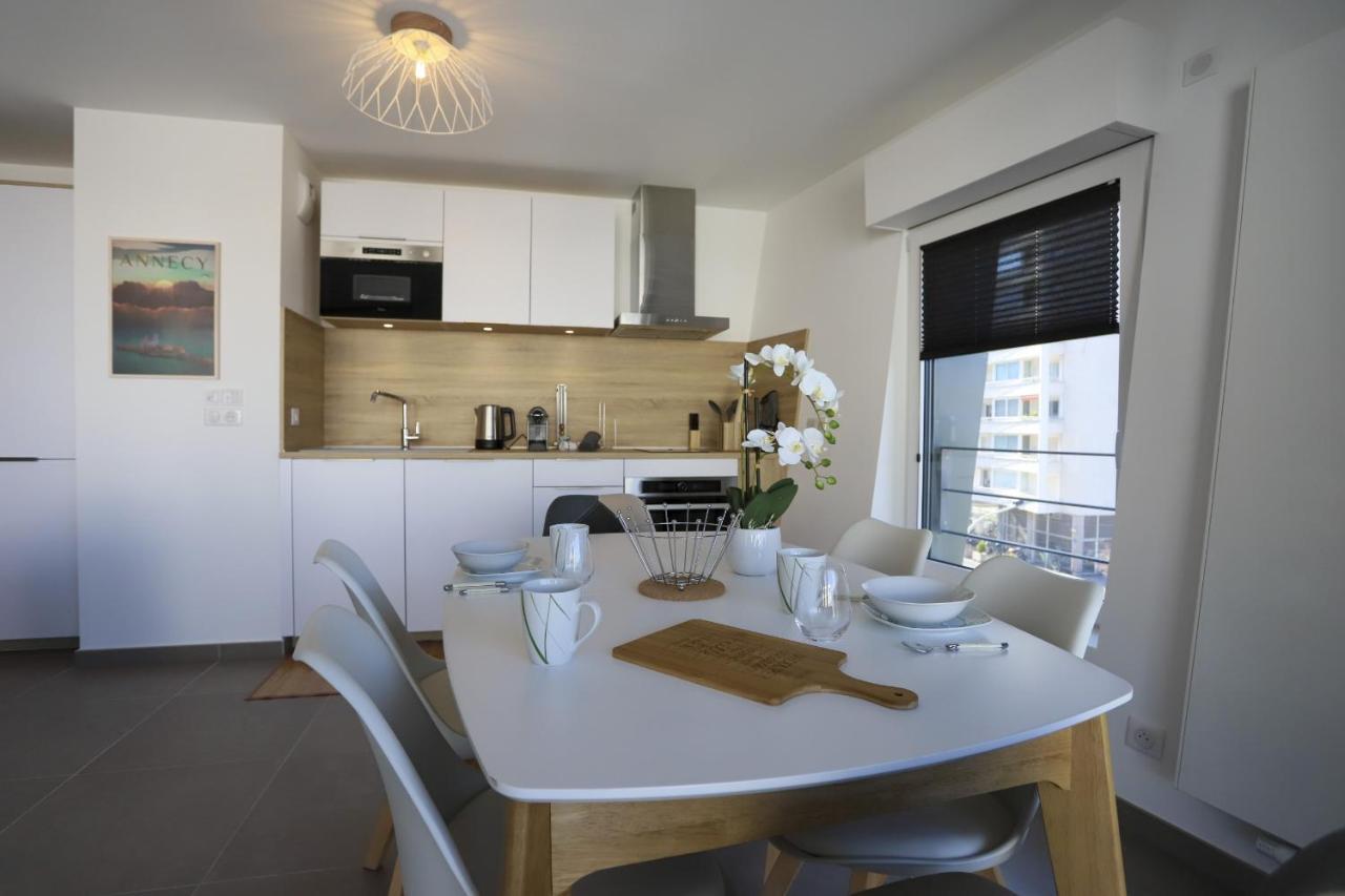 La Plume Vue Lac 3 Etoiles - Garage Prive, Secteur Recherche, Moderne & Tout Equipe, 6 Personnes 안시 외부 사진