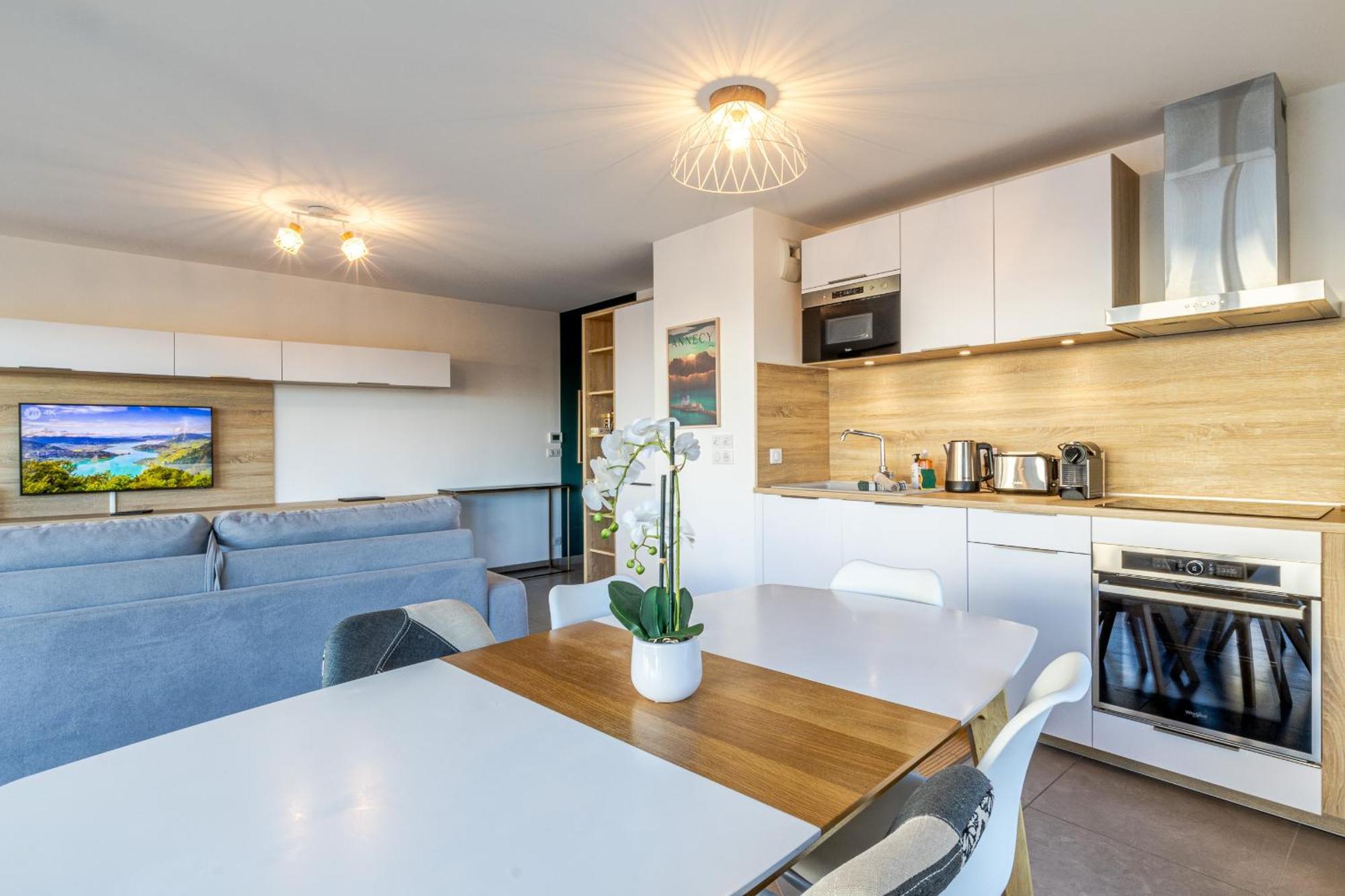 La Plume Vue Lac 3 Etoiles - Garage Prive, Secteur Recherche, Moderne & Tout Equipe, 6 Personnes 안시 외부 사진